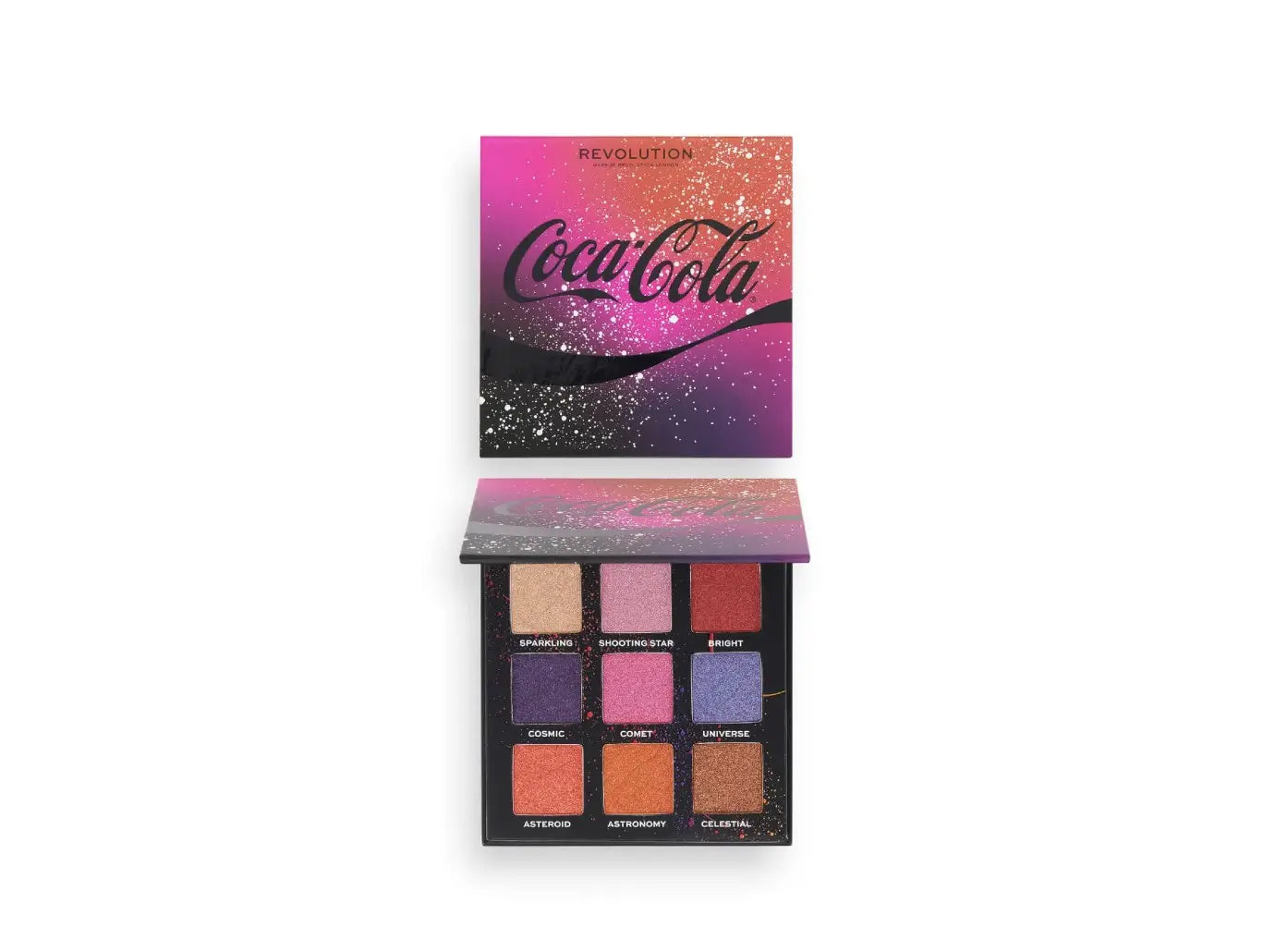 Makeup Revolution X Coca-Cola Eyeshadow Palette, final cut