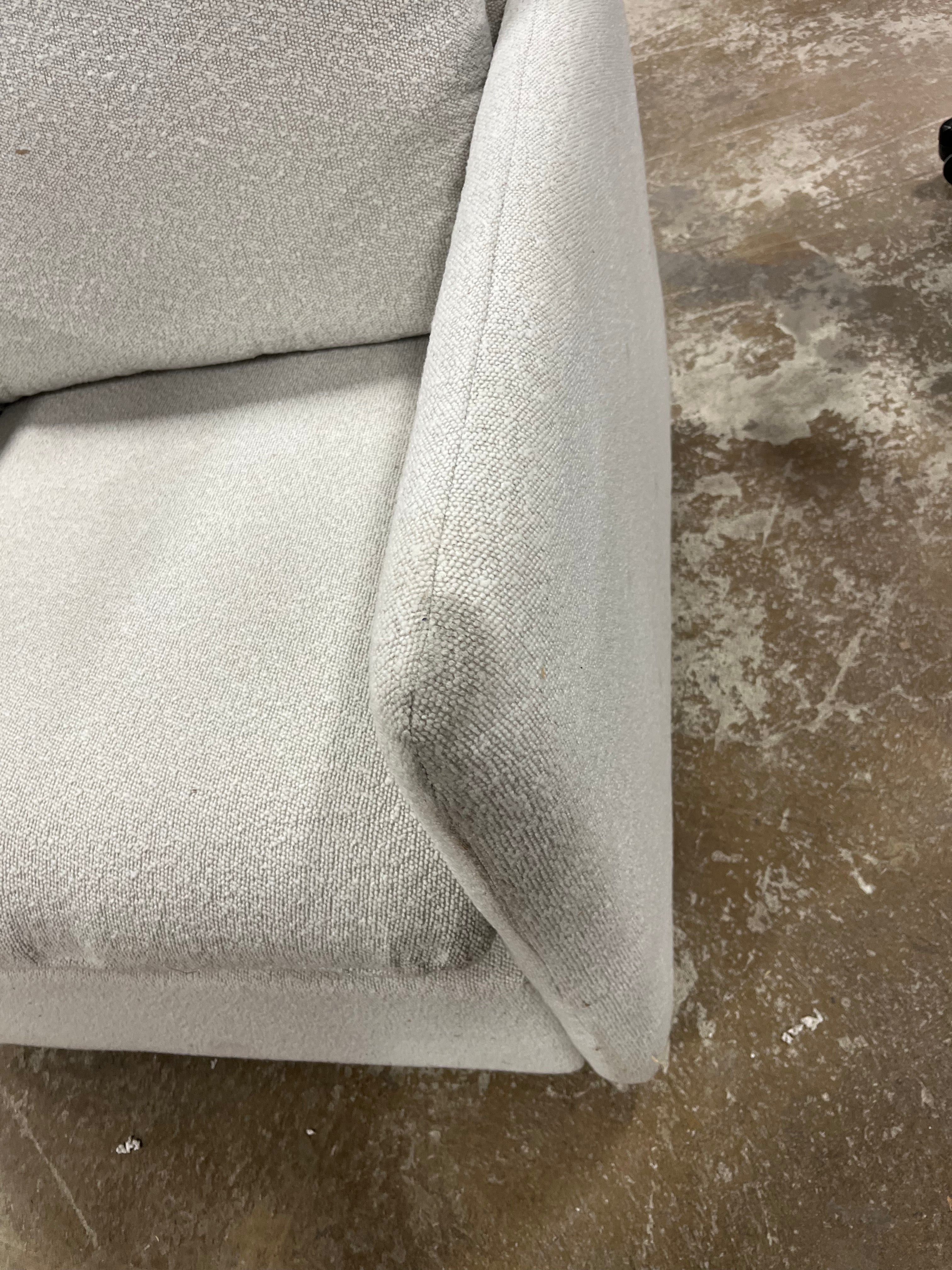 Boucle Upholstered Swivel Arm Chair