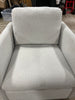 Boucle Upholstered Swivel Arm Chair
