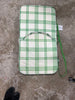 Tri-Stripe Plaid Adjustable Stadium Seat Green/Cream