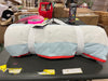 Bold Stripe Picnic Blanket Cream/Light Blue/Red