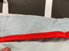 Bold Stripe Picnic Blanket Cream/Light Blue/Red