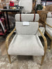 Boucle Upholstered Wood Accent Arm Chair - Hearth & Hand™ with Magnolia