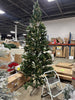 Pre-lit Full Alberta Spruce Artificial Christmas Tree White LED Lights