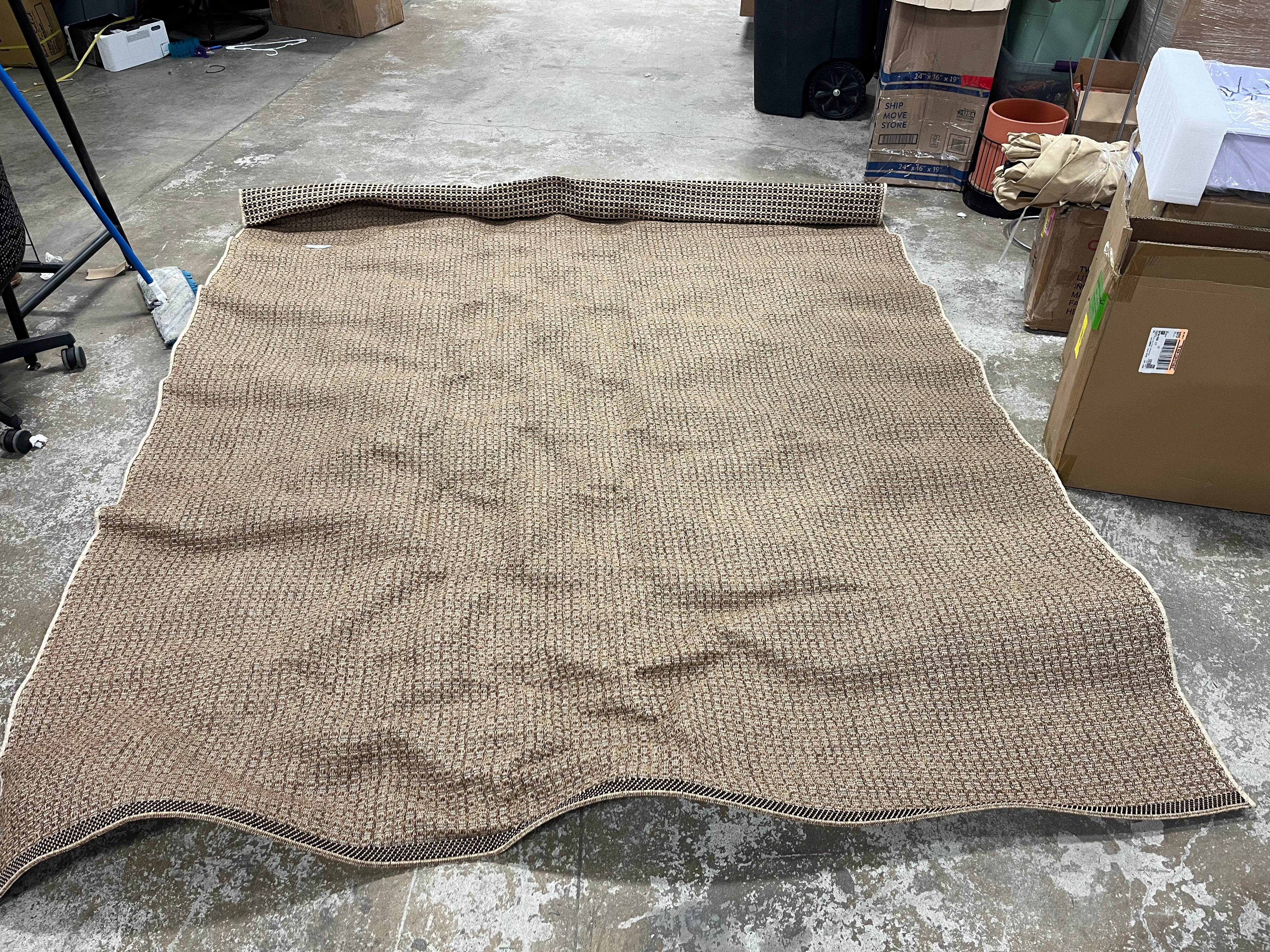 Gravel Handwoven Jute Area Rug