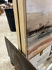 (Set of 2) Faded Landscape Framed Wall Canvases Natural -Polystyrene Frame, Blockprint Art