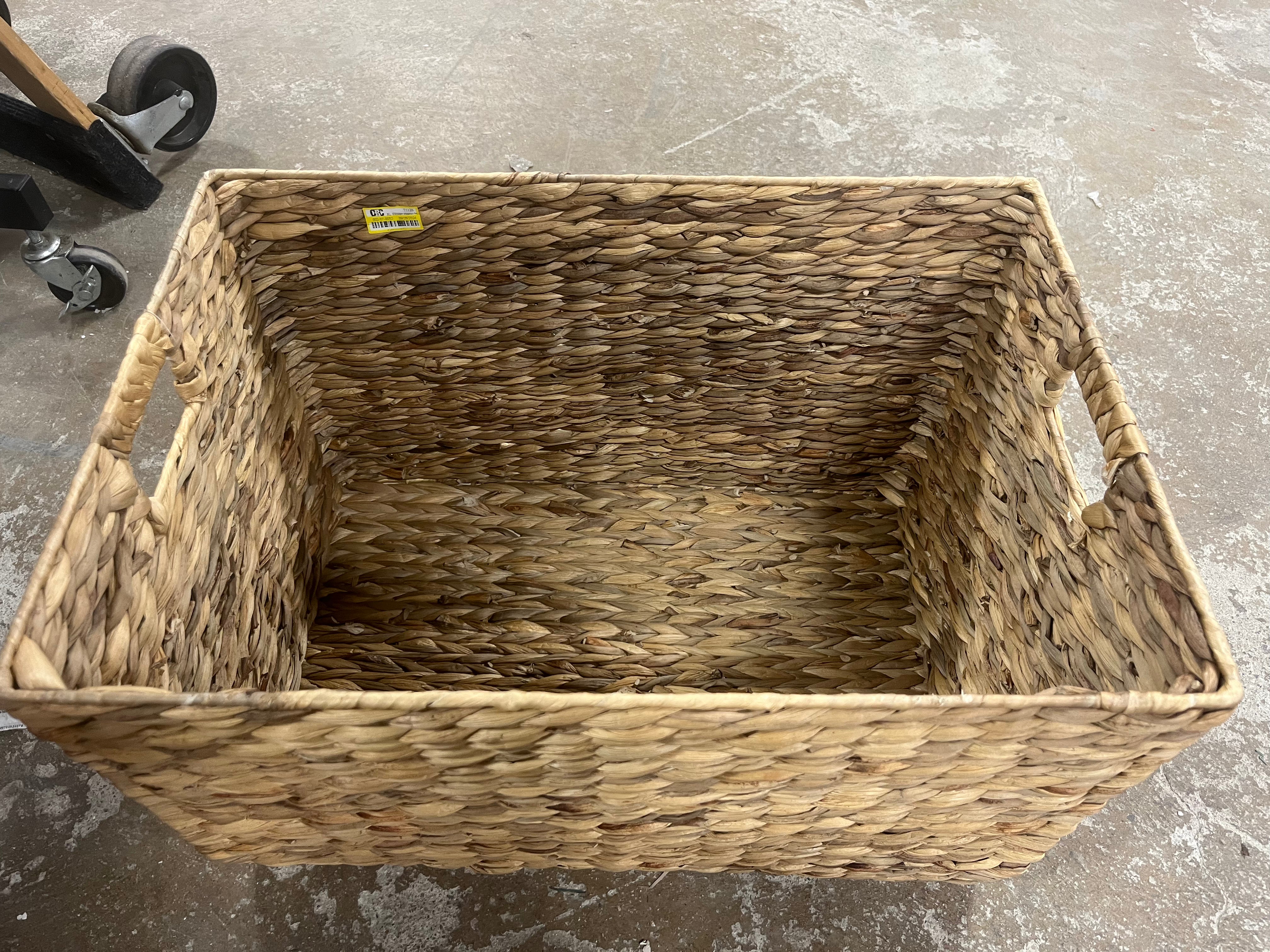 XL Woven Water Hyacinth Basket