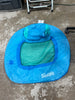 Spring Float Premium SunSeat Pool Chairs for Swimming Pool, Inflatable Pool Floats Adult with Fast Inflation for Ages 15 & Up, Sky Blue