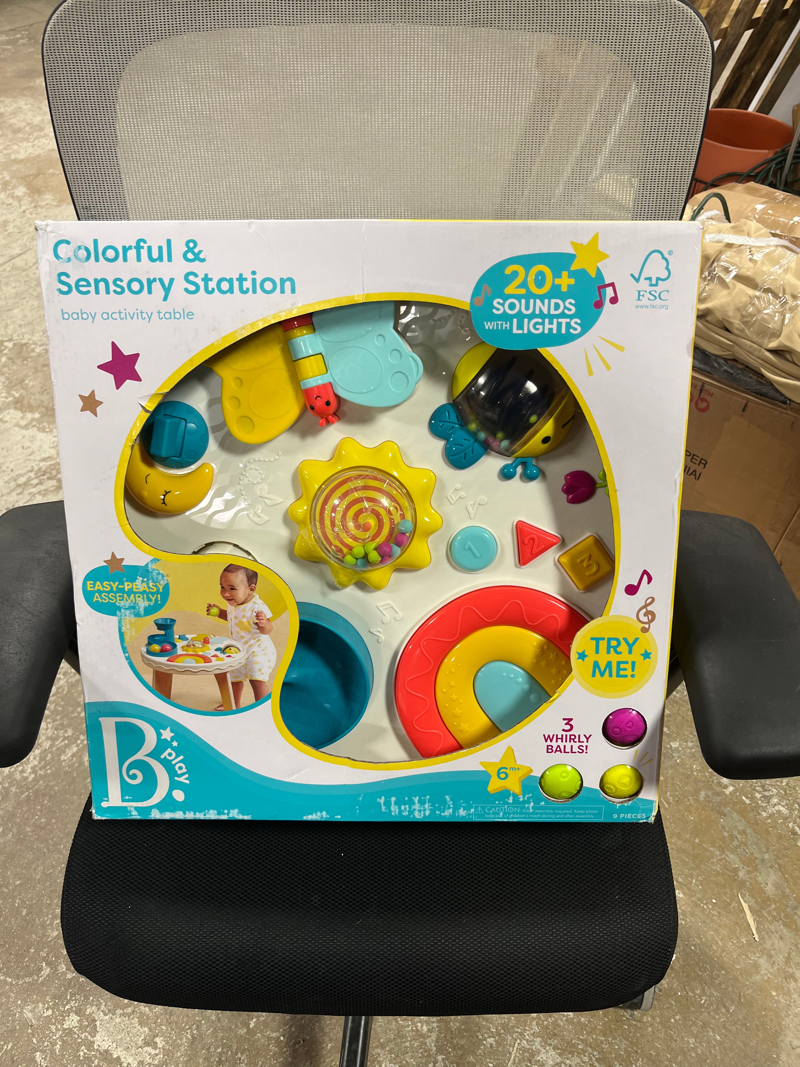 Baby Activity Table - Colorful & Sensory Station