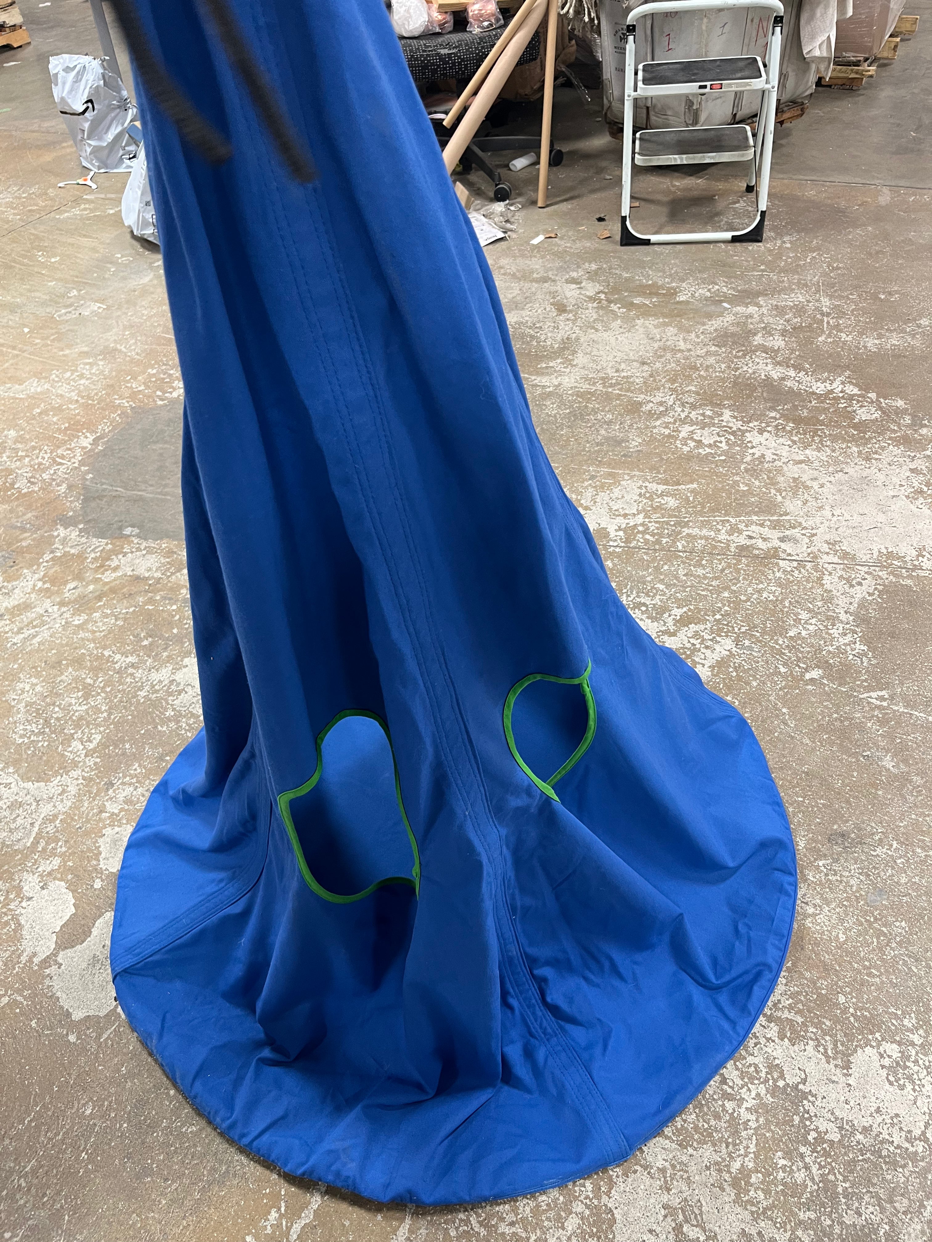 Blue Kids Nest Swing - Tree Tent Sensory Swing for Kids Indoor Outdoor Use