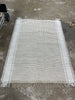 Wide Border Stripe Handmade Woven Area Rug Tan/Cream