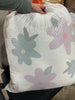 Elle Floral Reversible Tufted Chenille Kids' Duvet Cover Set White/Purple - Twin