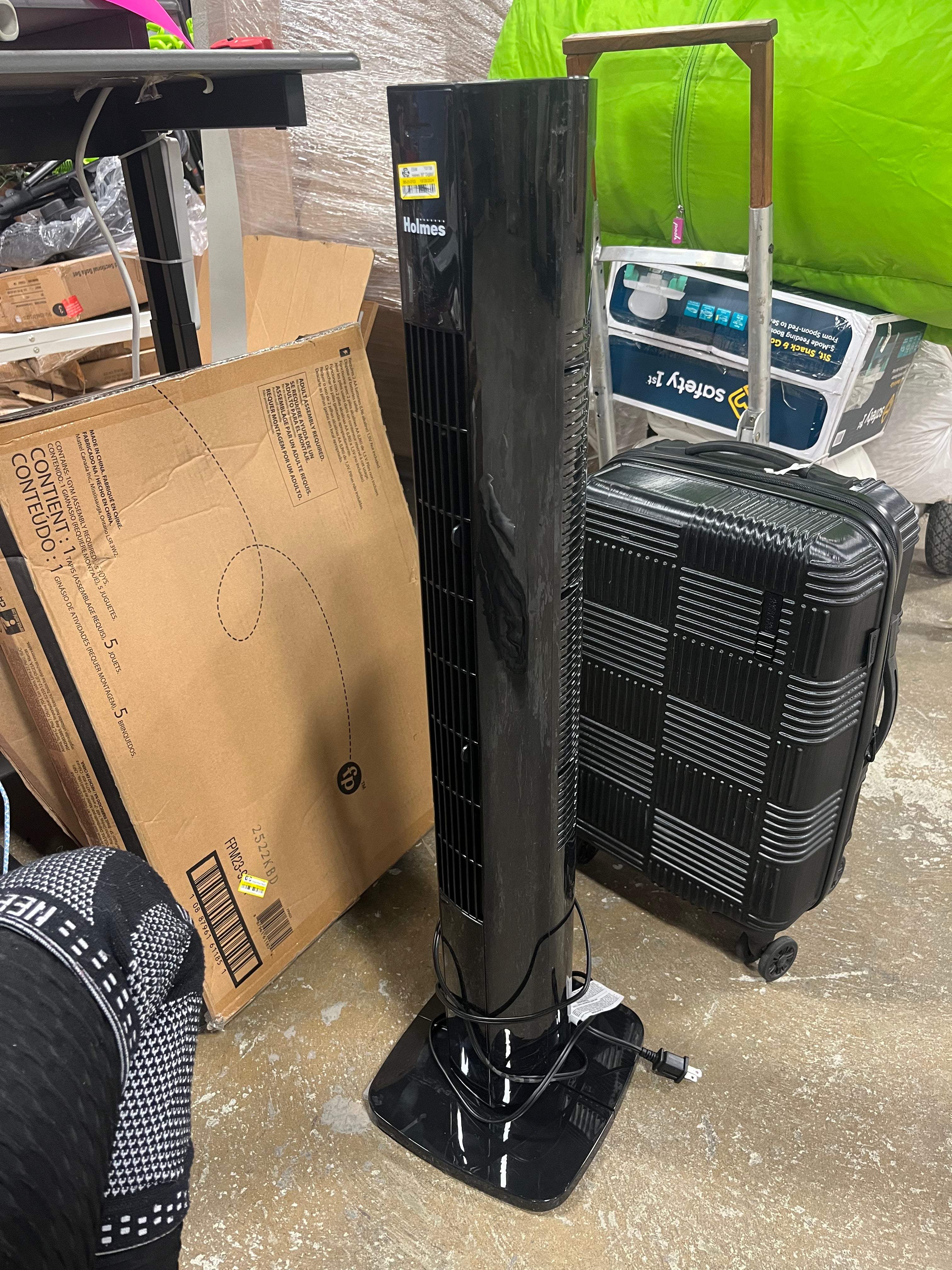 Digital Tower Oscillating Fan Black – Salvage & Co Indy