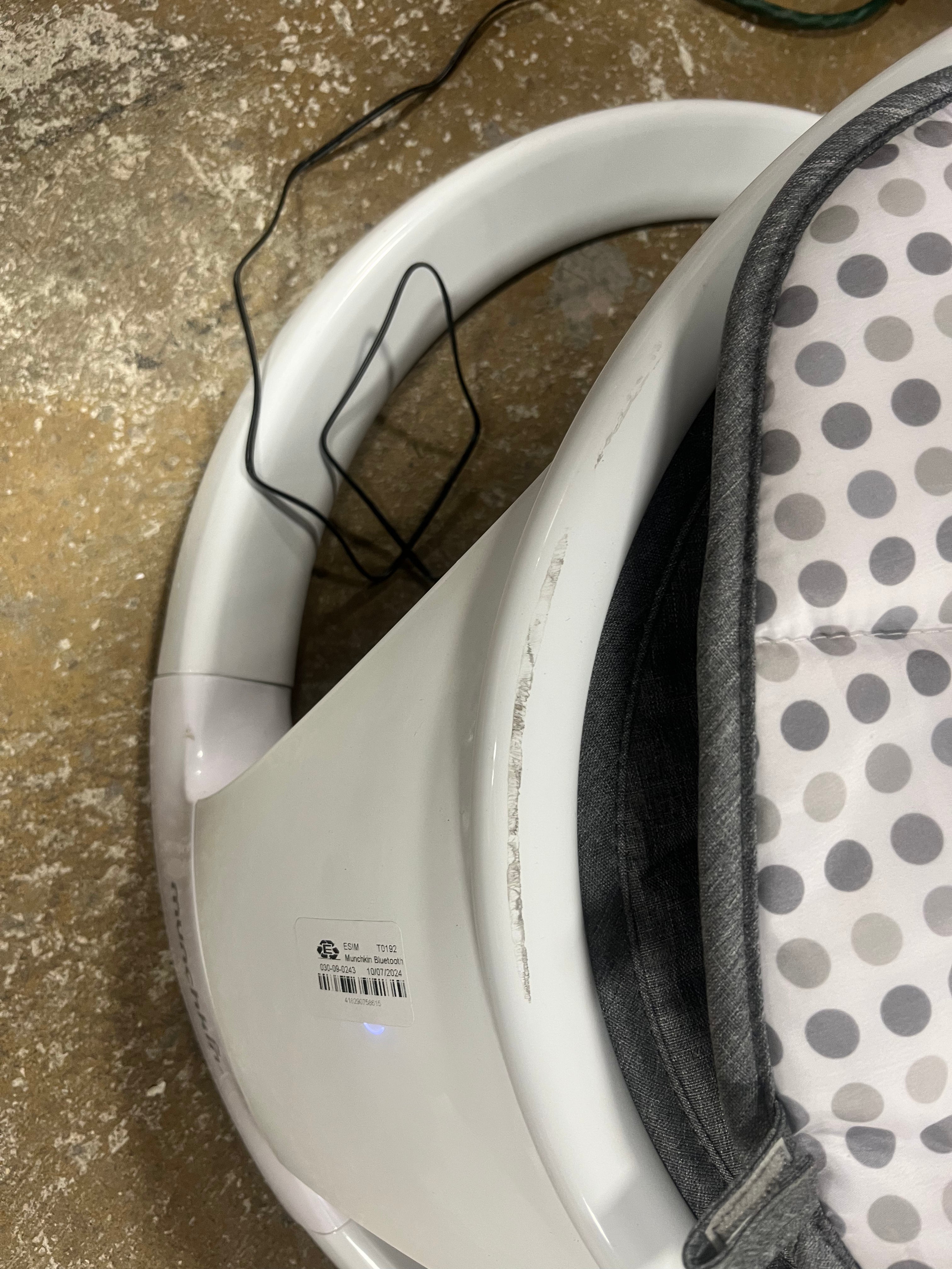 Bluetooth Enabled Baby Swing