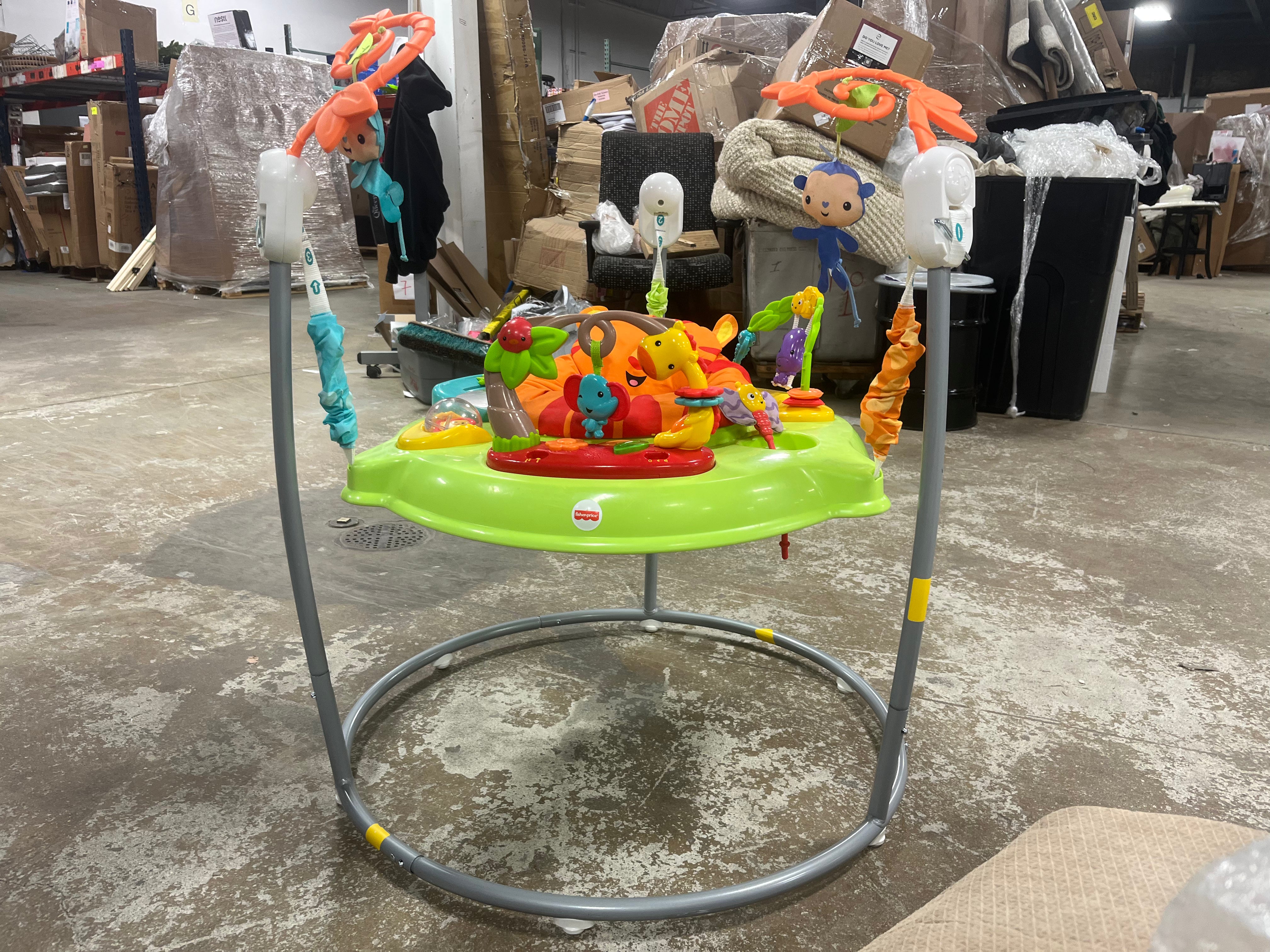 Baby Bouncer Tiger Time Jumperoo Activity Center with Lights Music and Toys