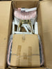 Ariana Grey Counter Stool with Gold Legs - Set of 2