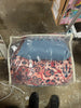 8pc Printed Paisley with Border Comforter Bedding Set Rose/Blue King