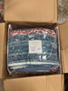 8pc Printed Paisley with Border Comforter Bedding Set Rose/Blue King