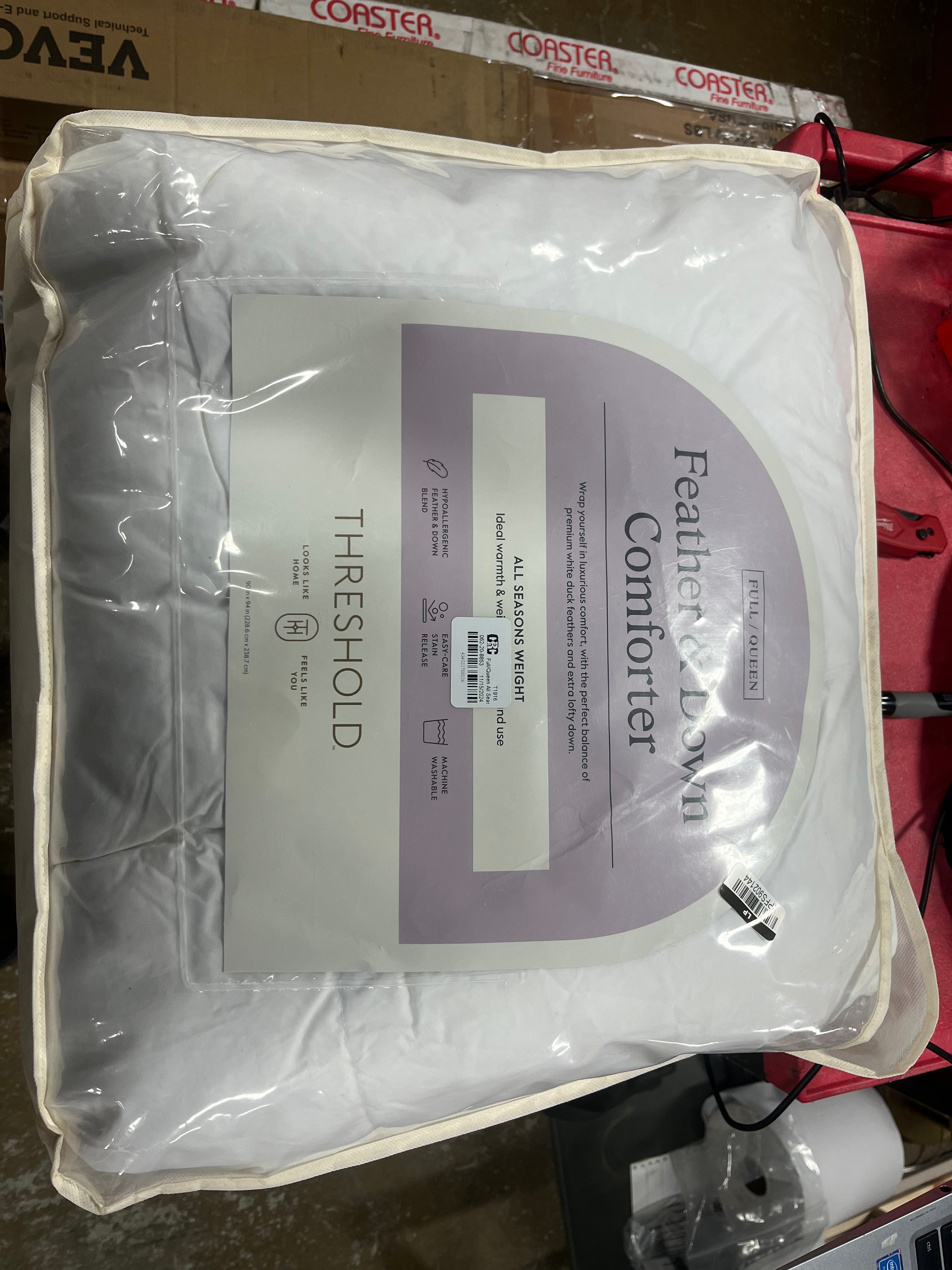 All Seasons Feather & Down Comforter - Full/Queen