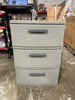 3 Drawer Storage Cabinet Gray
