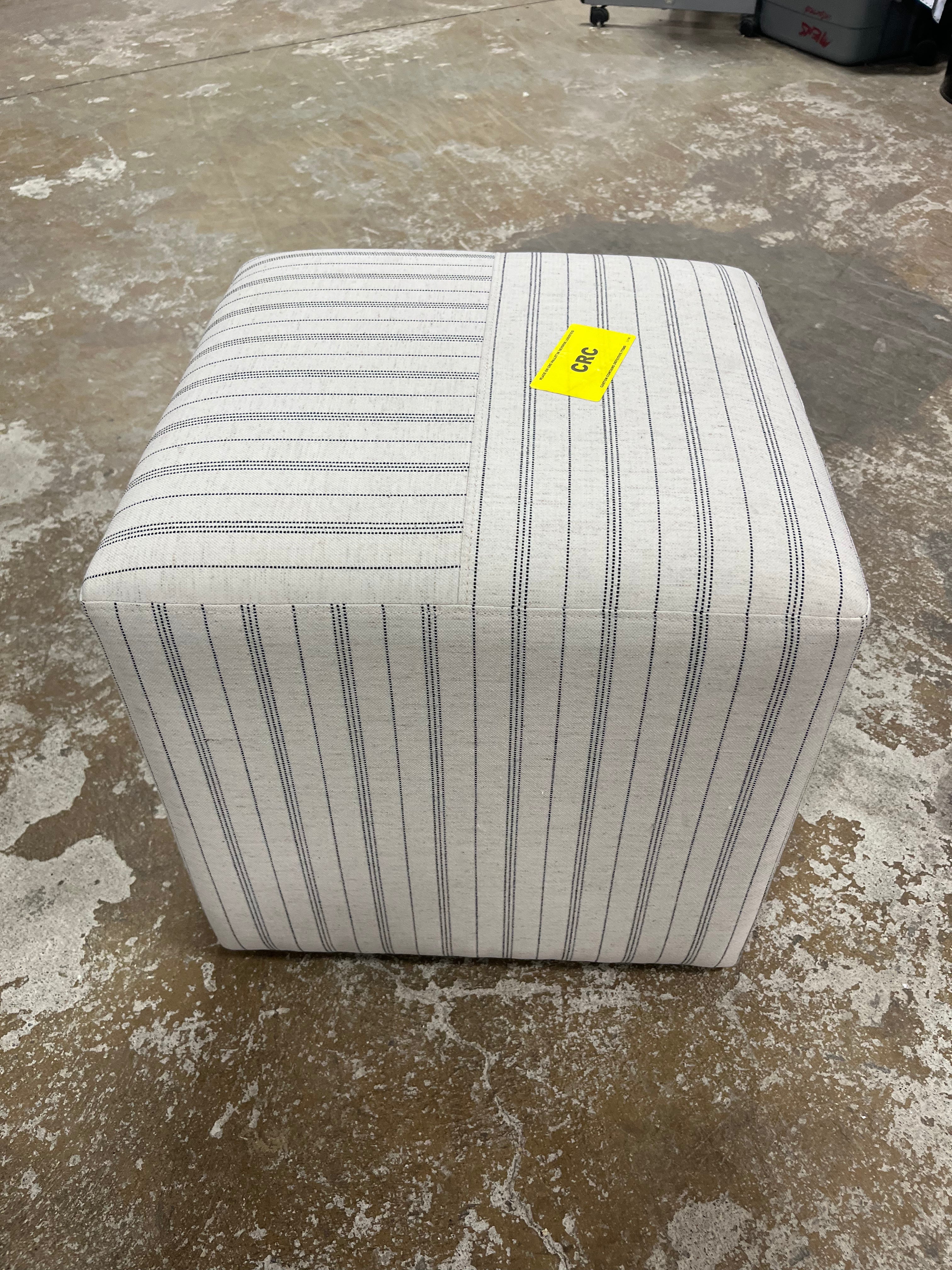 Lynwood Square Upholstered Cube Ottoman