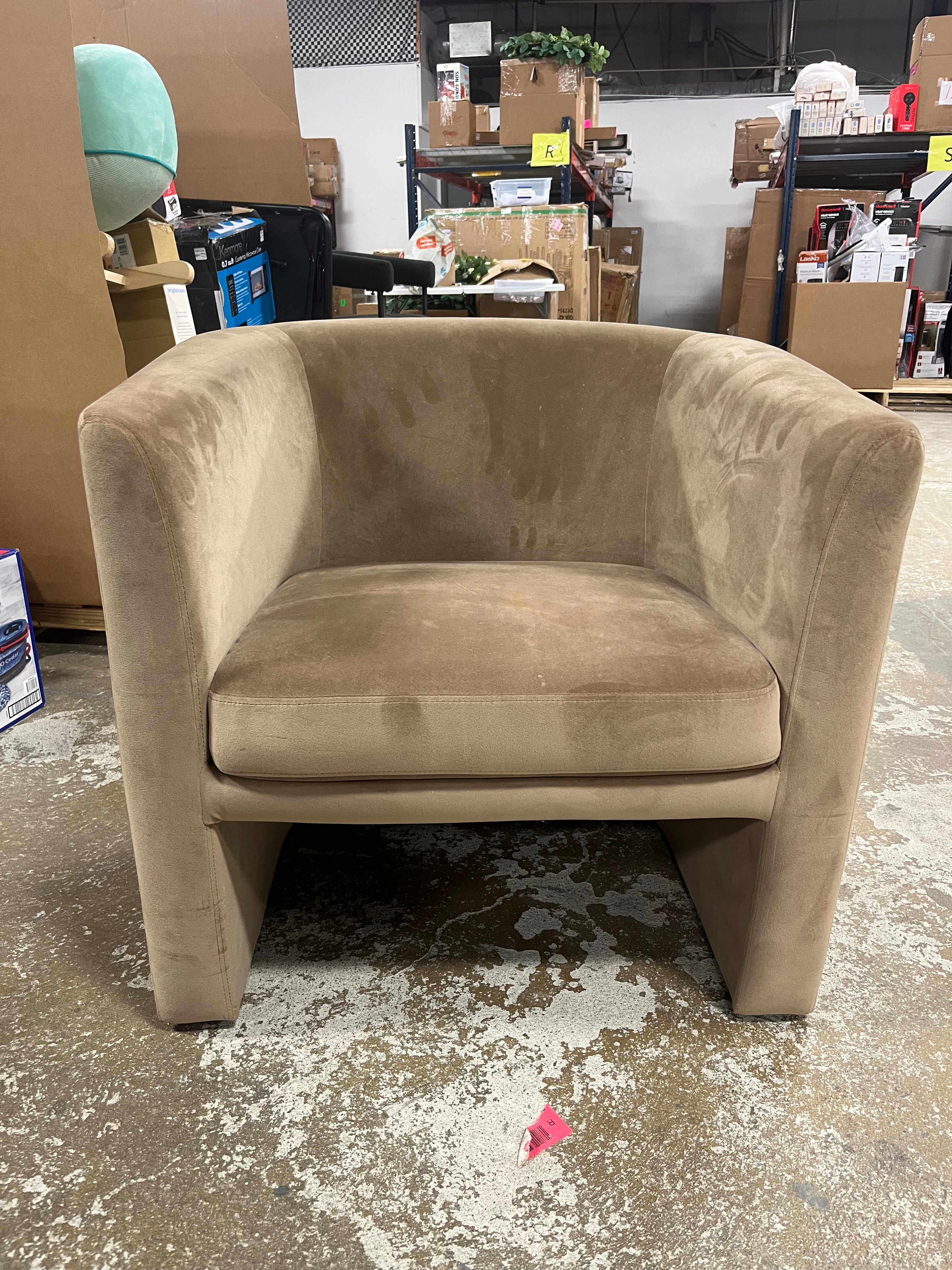 Vernon Upholstered Barrel Accent Chair