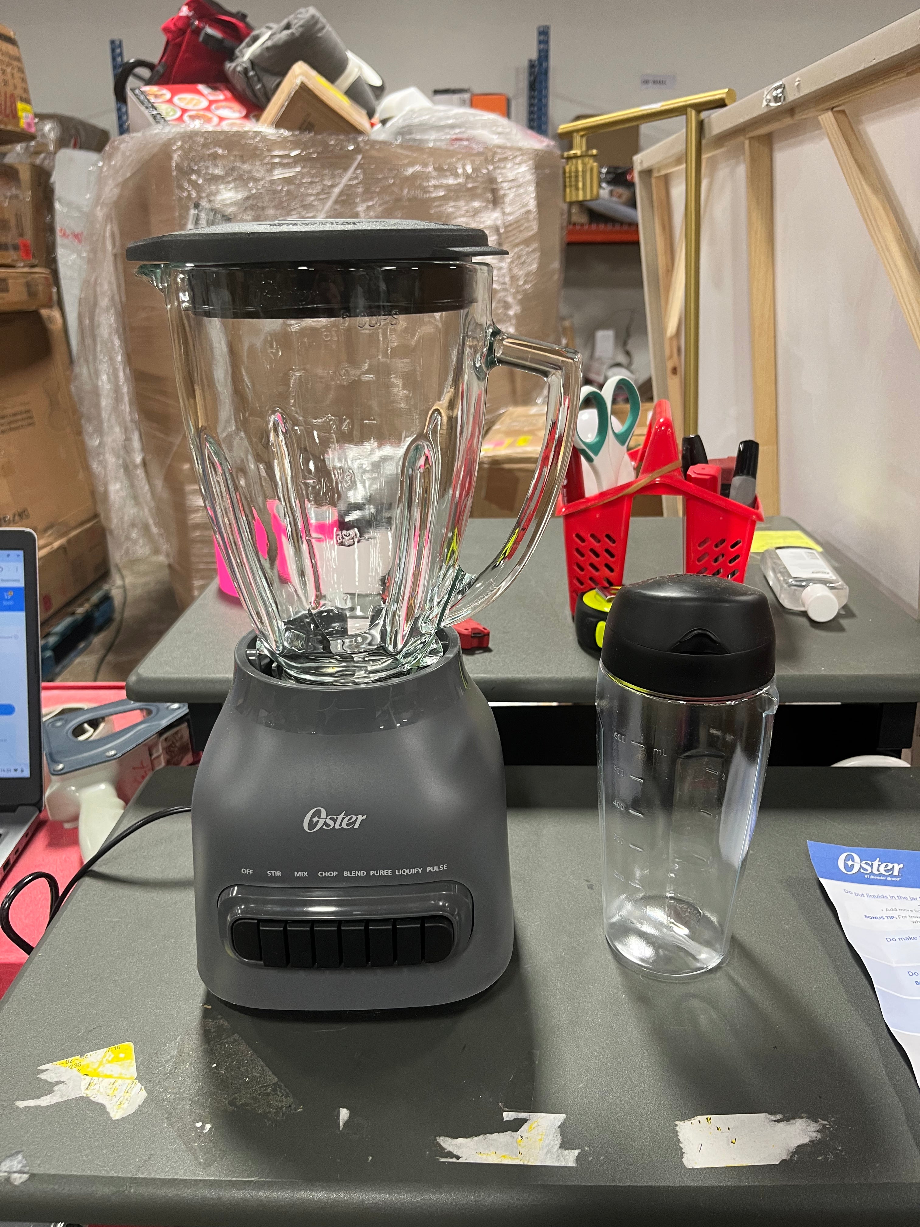 5 Speed Plastic Jar Easy to Use Blender in Black