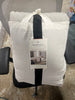 3pc Linen Blend Comforter Set Jet Gray Full/Queen