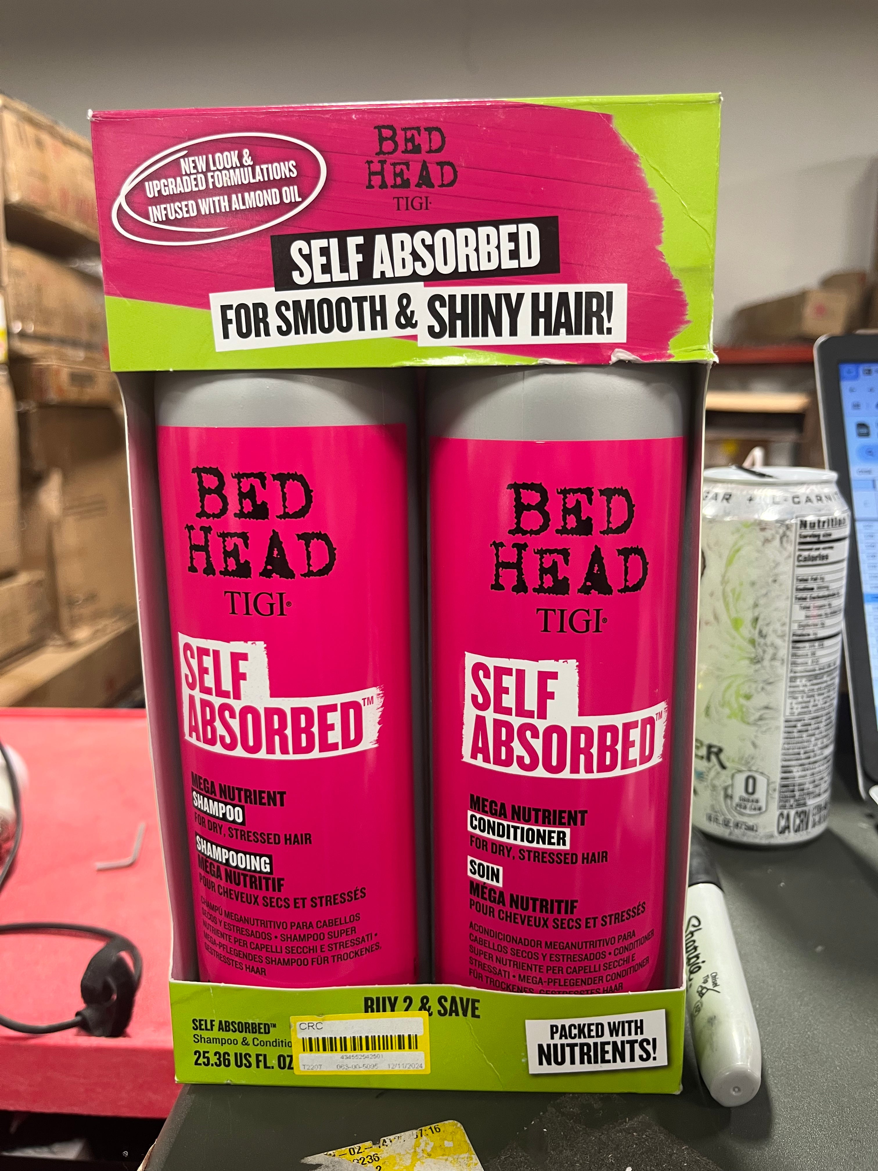 Bed Head Self Absorbed Shampoo and Conditioner - 2pk