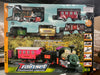 16-Piece Battery Operated Lighted and Animated Continental Express Train Set with Sound