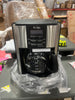 12-Cup Programable Coffee Maker Black/Stainless Steel: Drip, Automatic Shut-Off, Dishwasher-Safe Parts