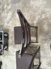 Wood Ladder Back Padded Folding Chair Brown Set of 4