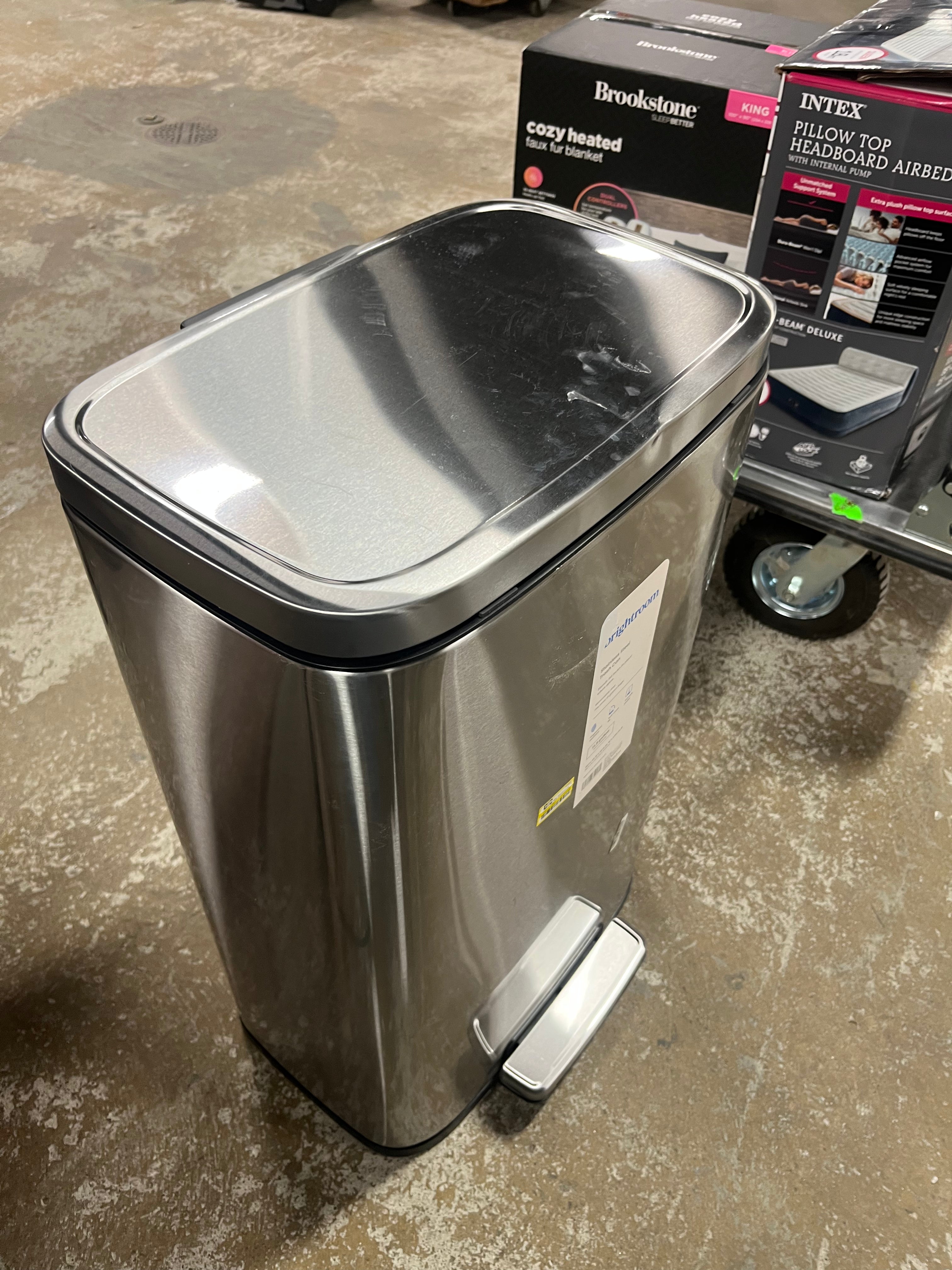 Rectangular Step Trash Can