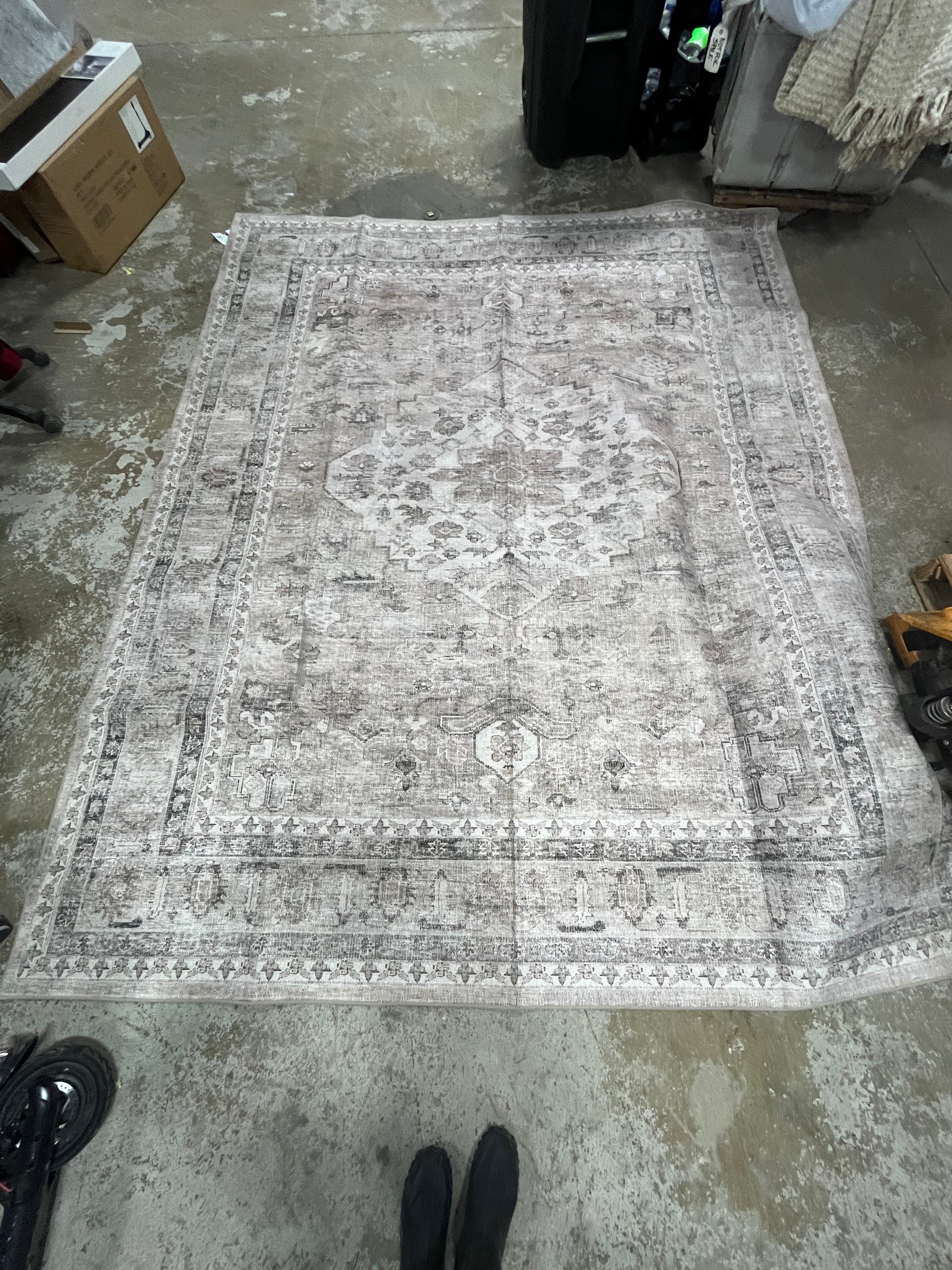 Davi SplashGuard Waterproof Machine Washable Area Rug