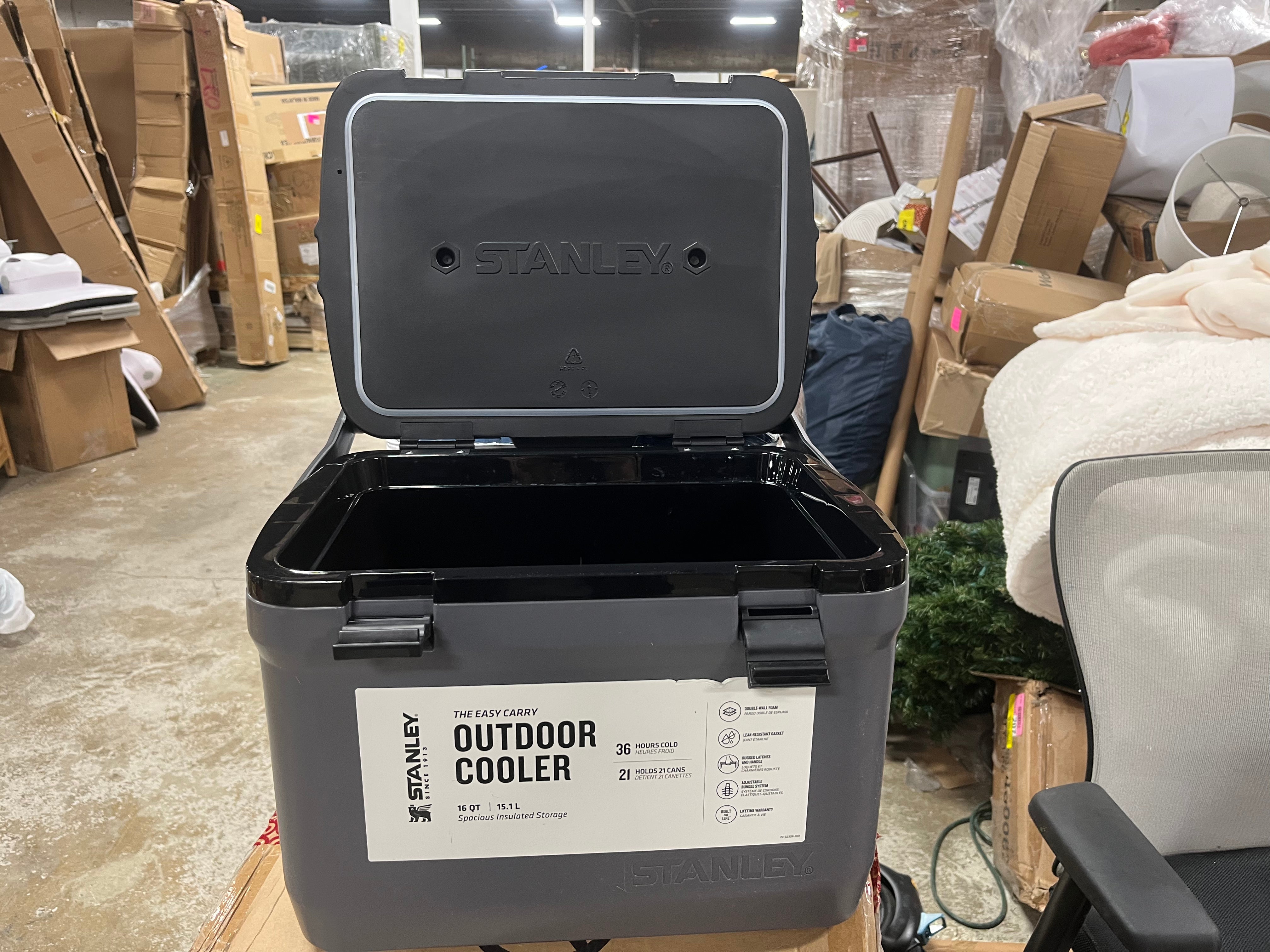 Adventure Leakproof Outdoor Cooler | Heavy Duty Camping Cooler with Flat Top Doubles as Seat | BPA-Free