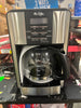 12-Cup Programable Coffee Maker Black/Stainless Steel: Drip, Automatic Shut-Off, Dishwasher-Safe Parts