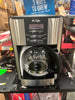 12-Cup Programable Coffee Maker Black/Stainless Steel: Drip, Automatic Shut-Off, Dishwasher-Safe Parts