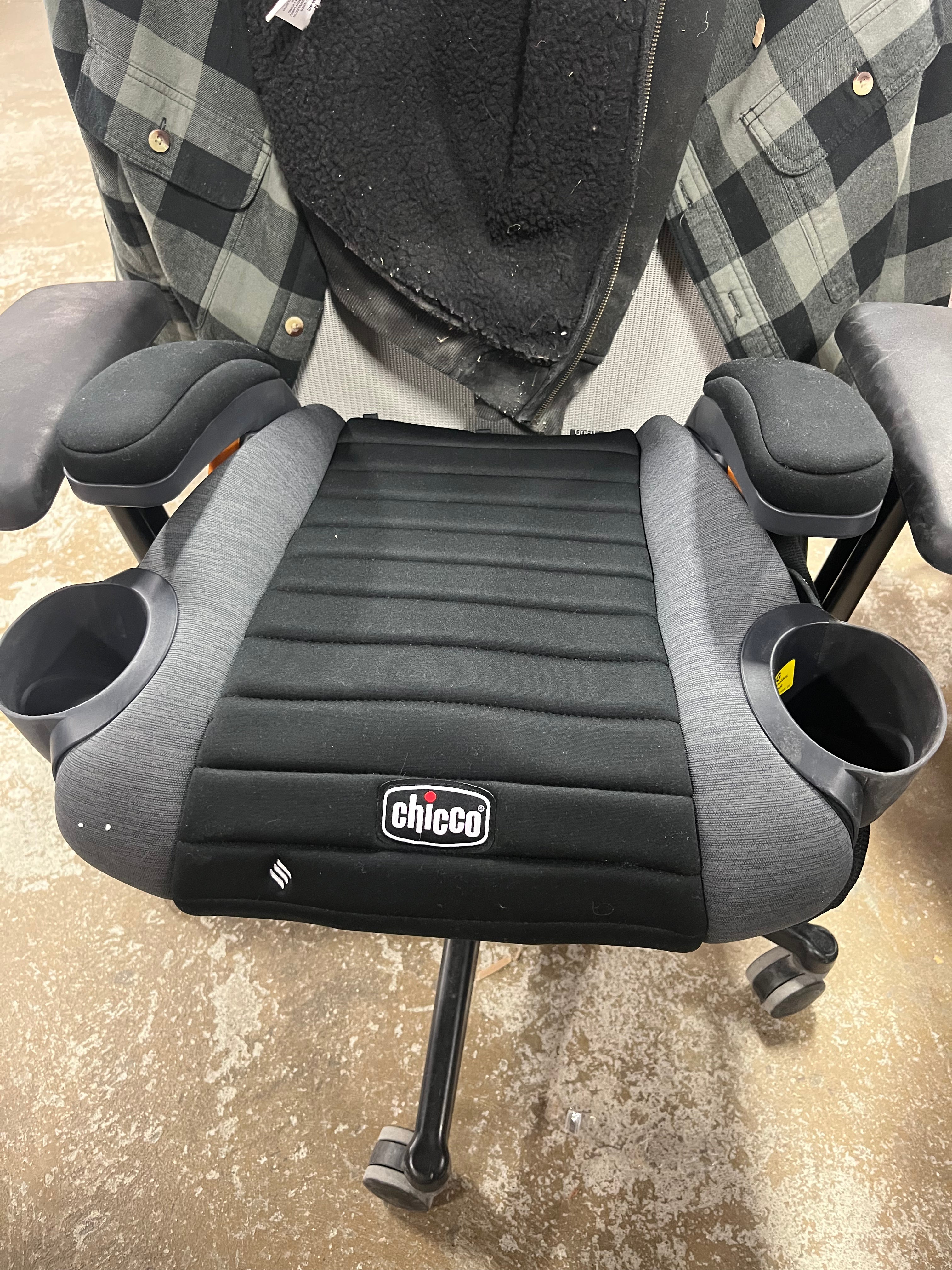 GoFit Cleartex Backless Booster Car Seat