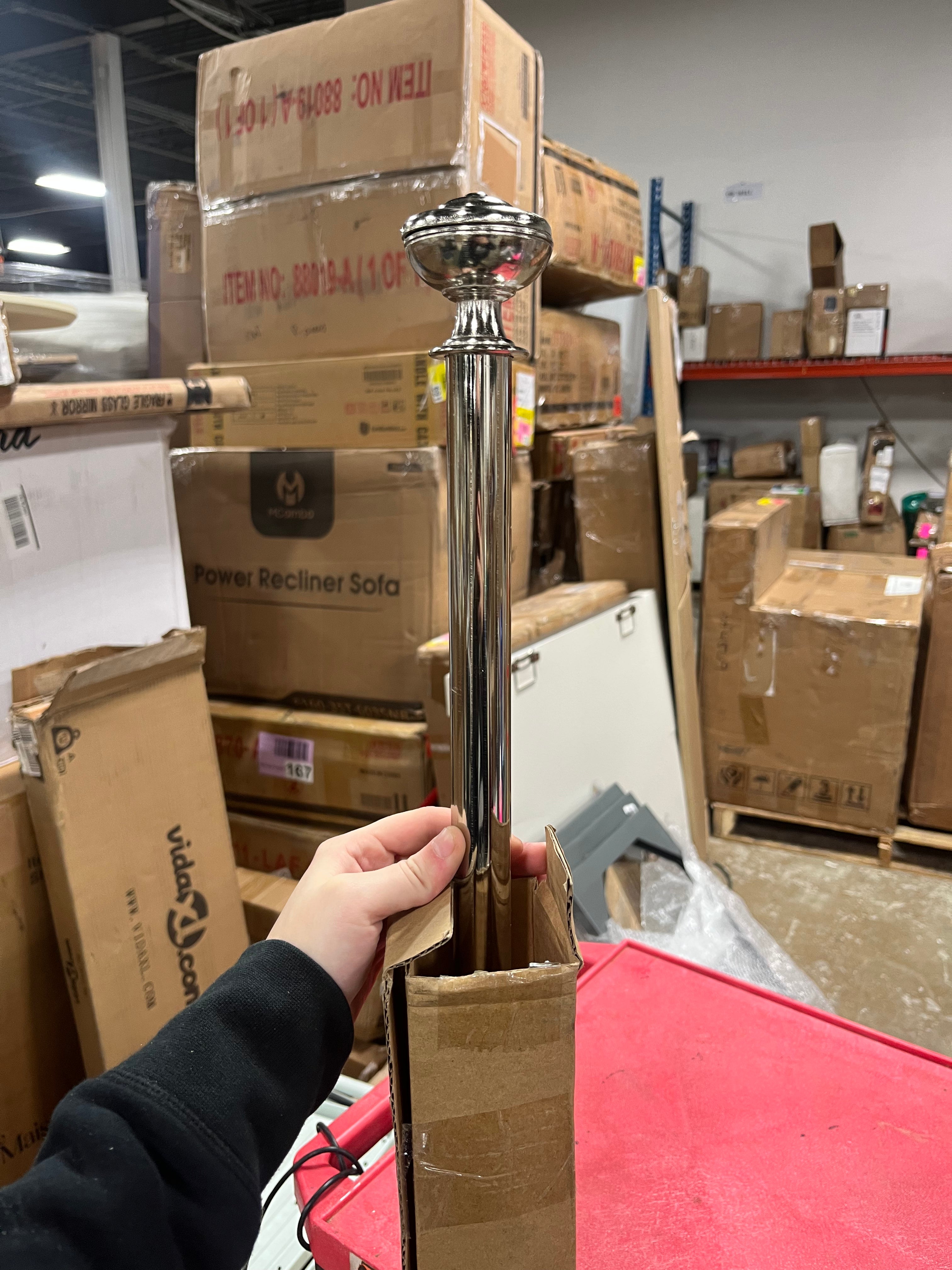Knob Curtain Rod