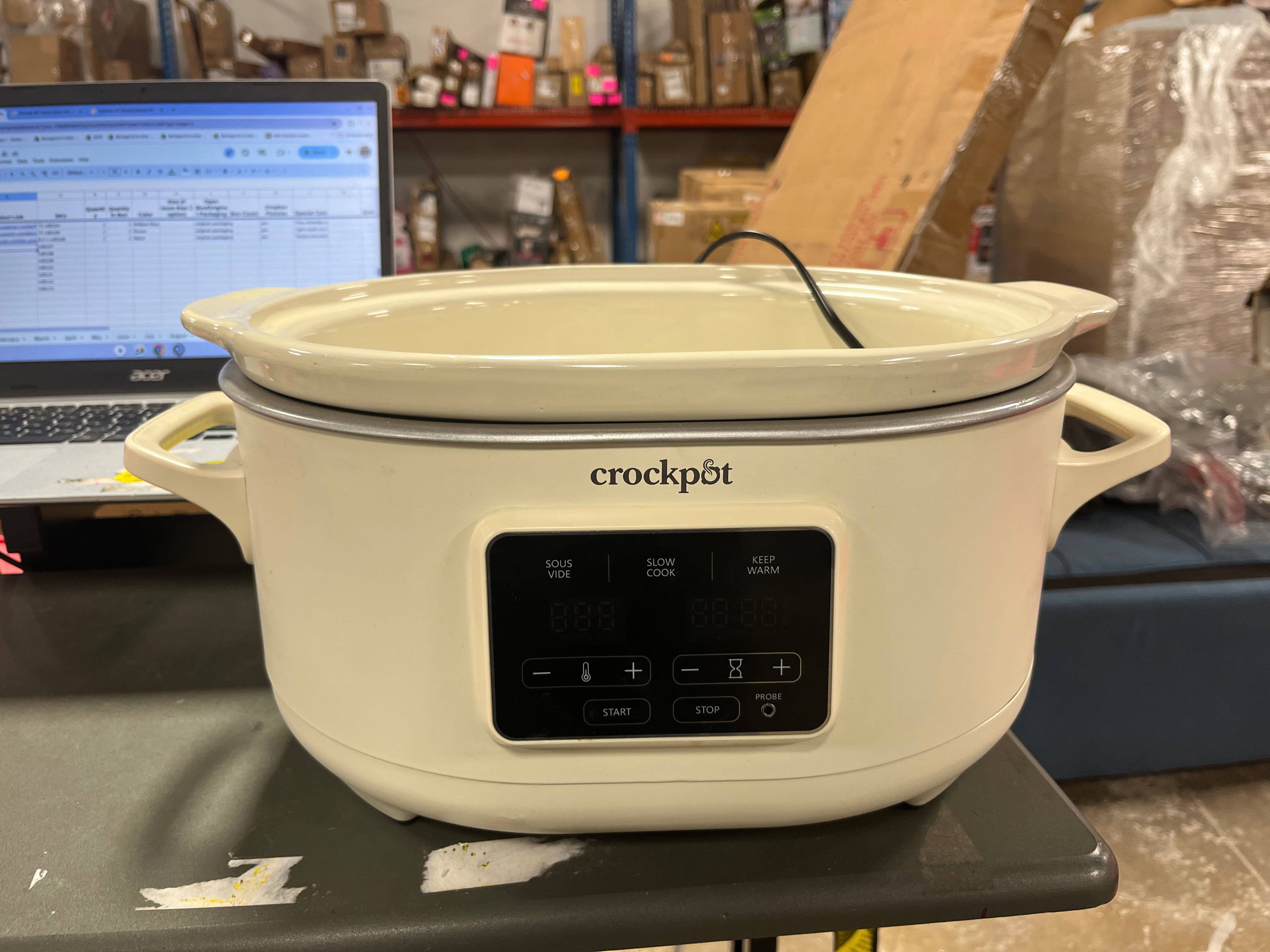 Programmable 6-Quart Slow Cooker with Sous Vide, Oat Milk