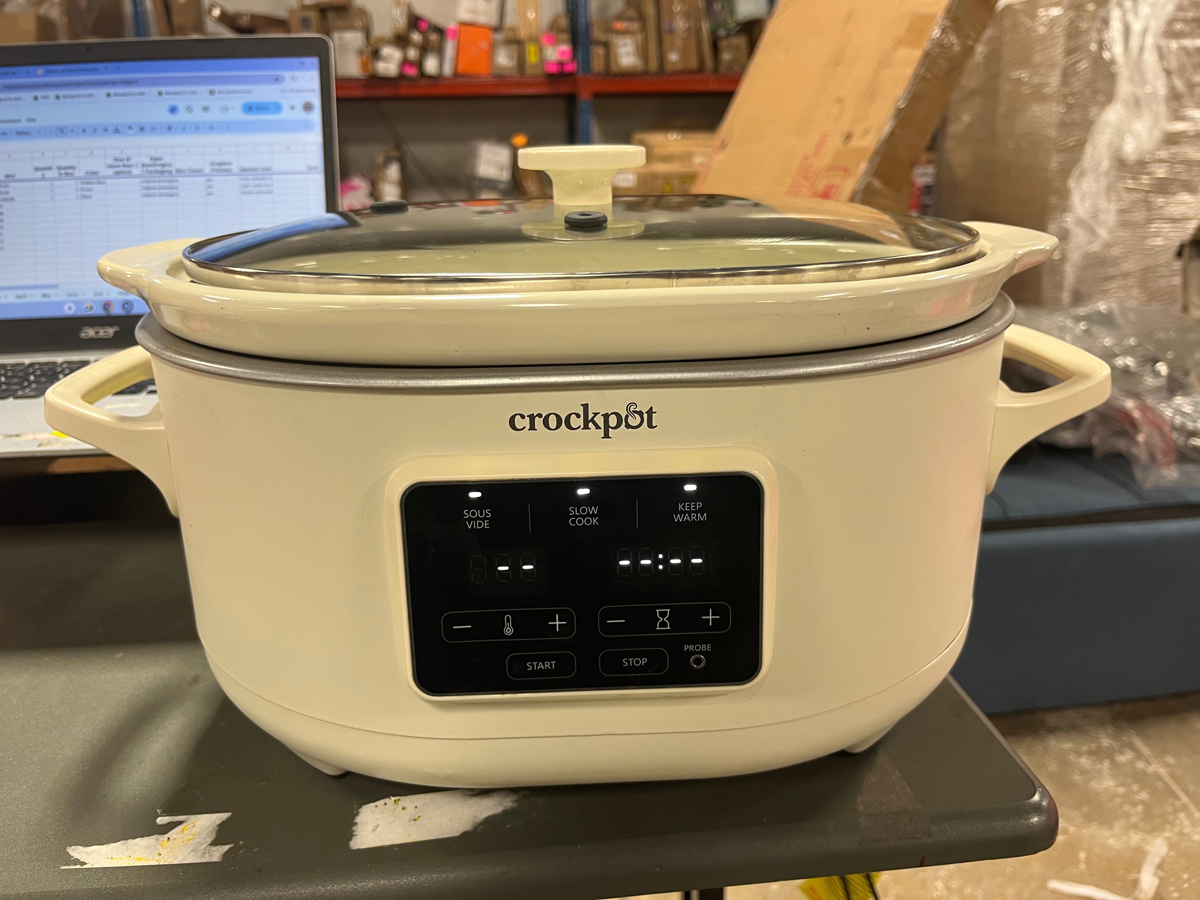 Programmable 6-Quart Slow Cooker with Sous Vide, Oat Milk