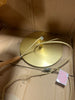 Floor Lamp Gold Iron with Tapered Rattan Shade - ETL Listed, Dimmable