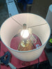 Rattan Diagonal Weave Table Lamp Tan