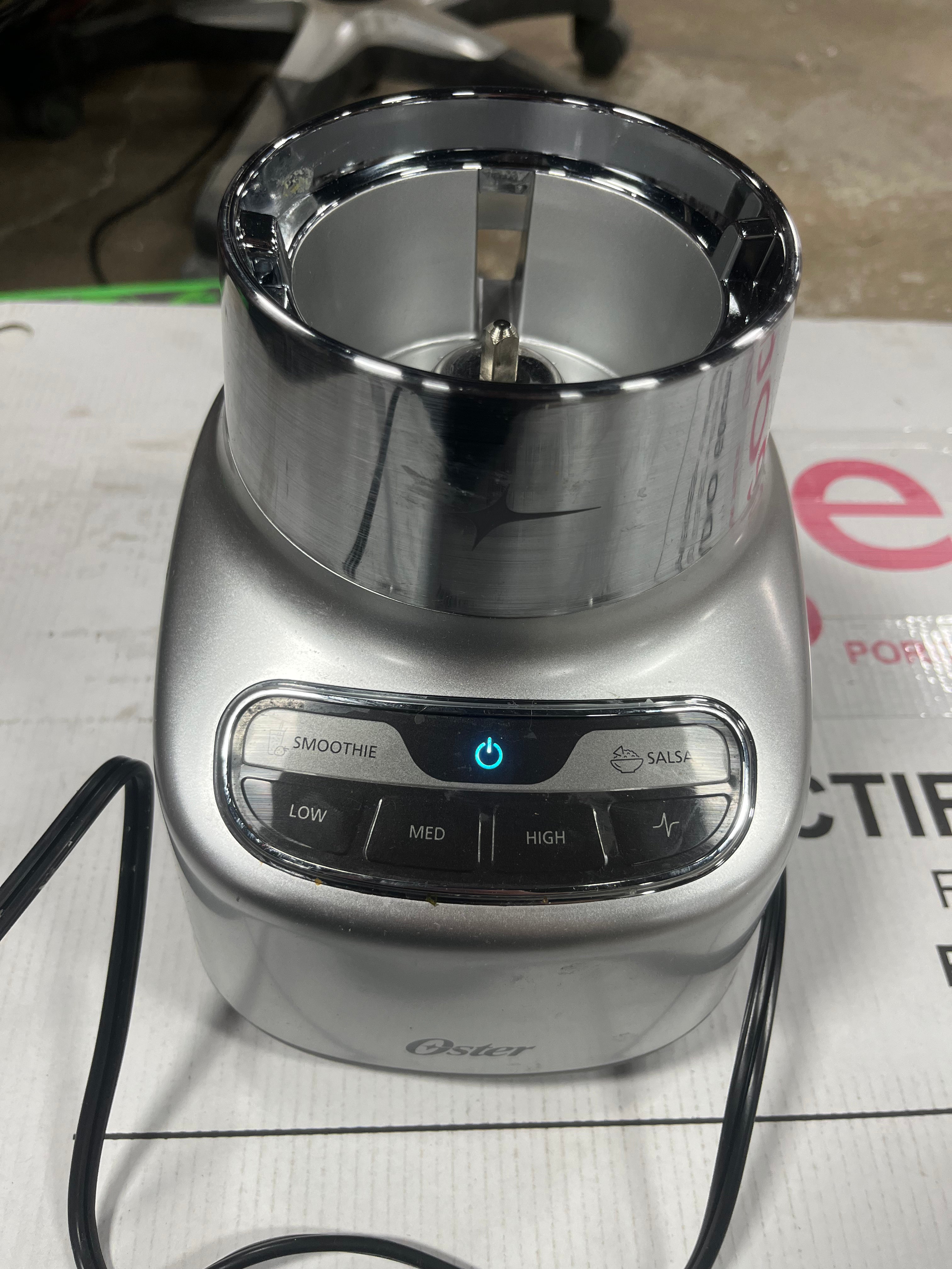 2-in-1 One Touch Blender - Stainless Steel: Glass Jar, 6 Speeds, Smoothies, Ice Crush, Dishwasher-Safe Parts