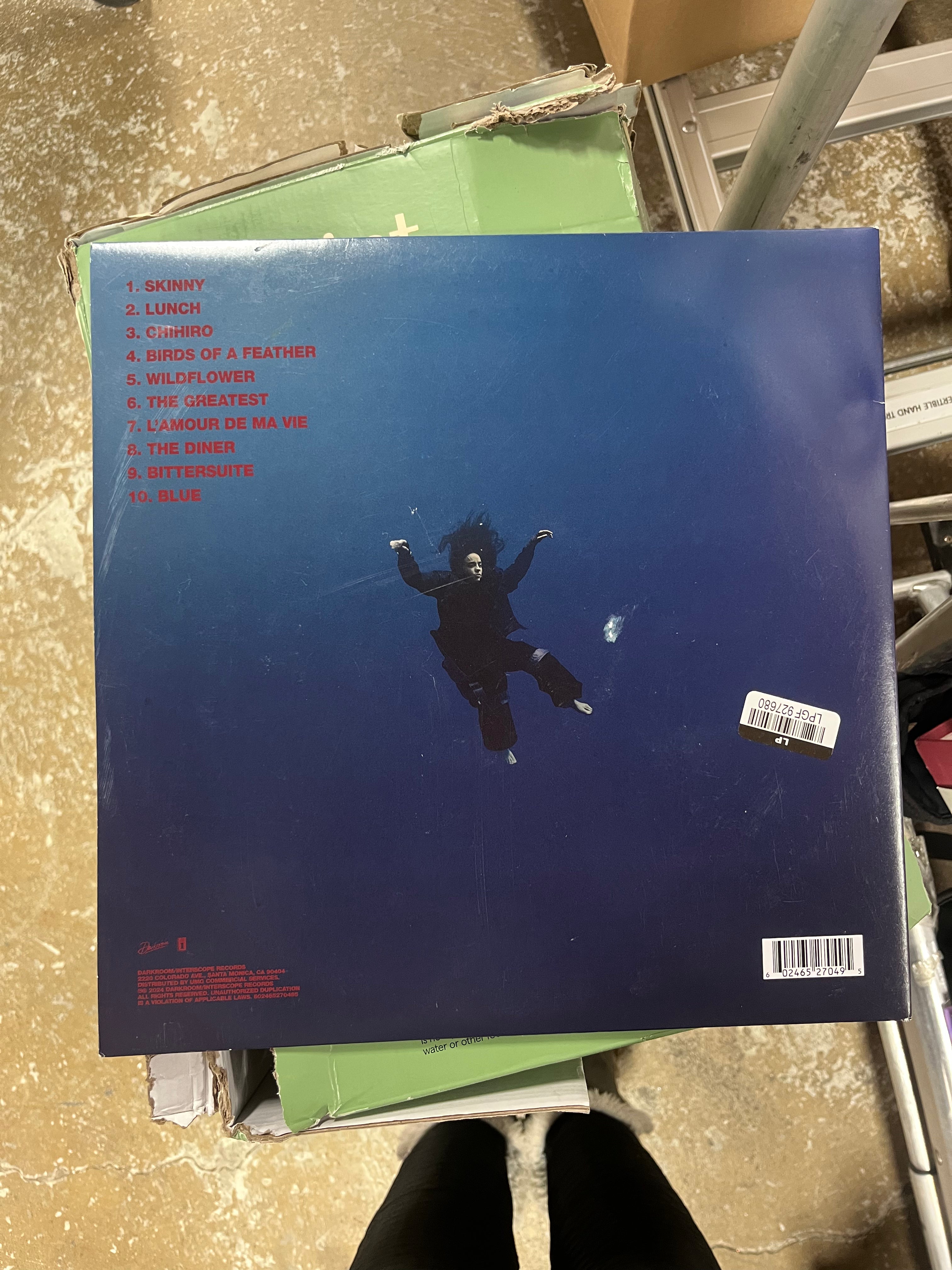 Billie Eilish - HIT ME HARD AND SOFT Vinyl with Poster, final cut