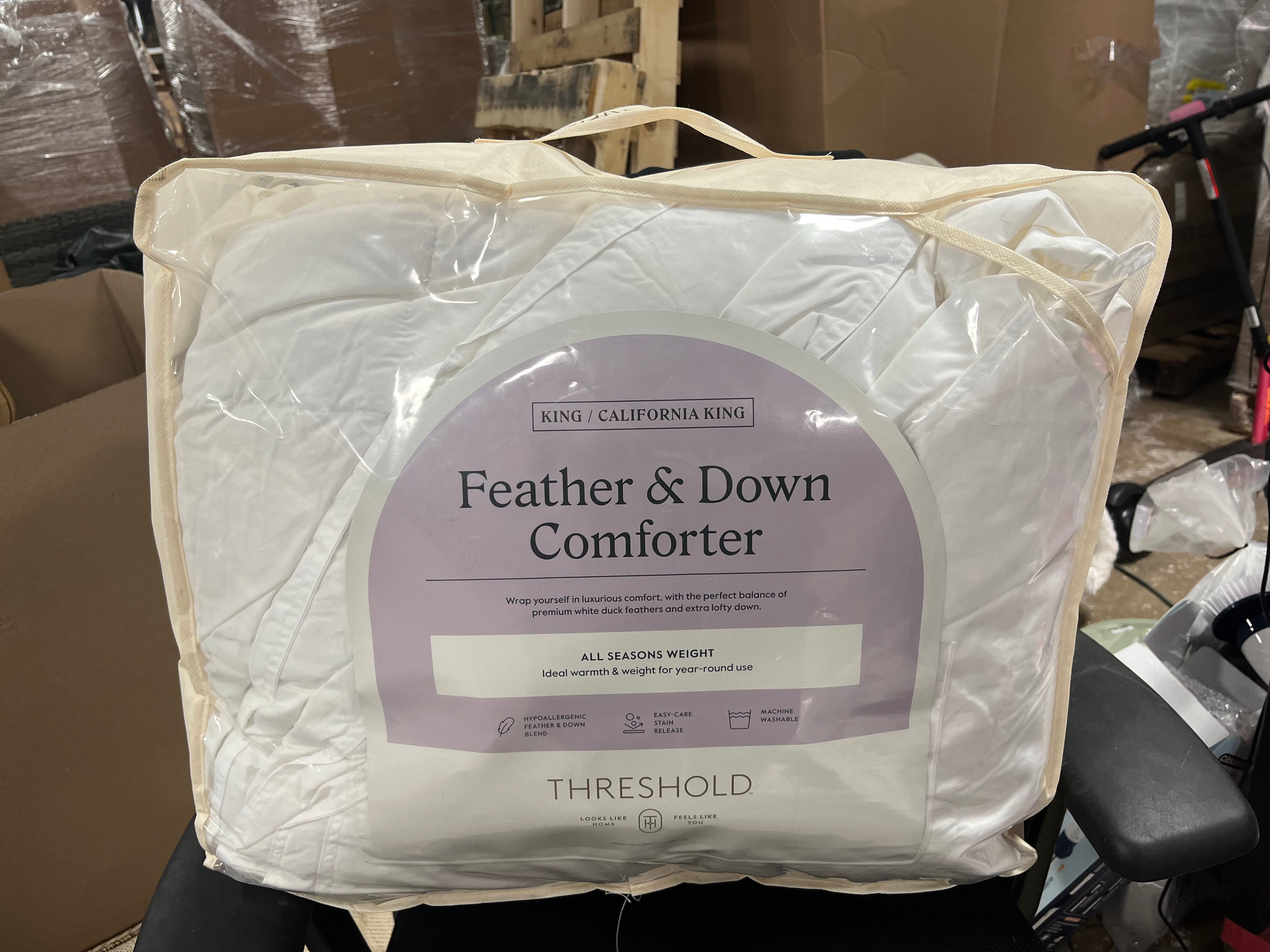 All Seasons Feather & Down Comforter - King