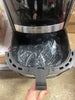 Digital Window Air Fryer with 12 Presets & Guided Cooking Black: Stainless Steel