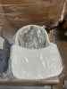 Chair for Babies and Toddlers w/Safety Harness, PU Leather Cushion & Removable Food Tray, Gray