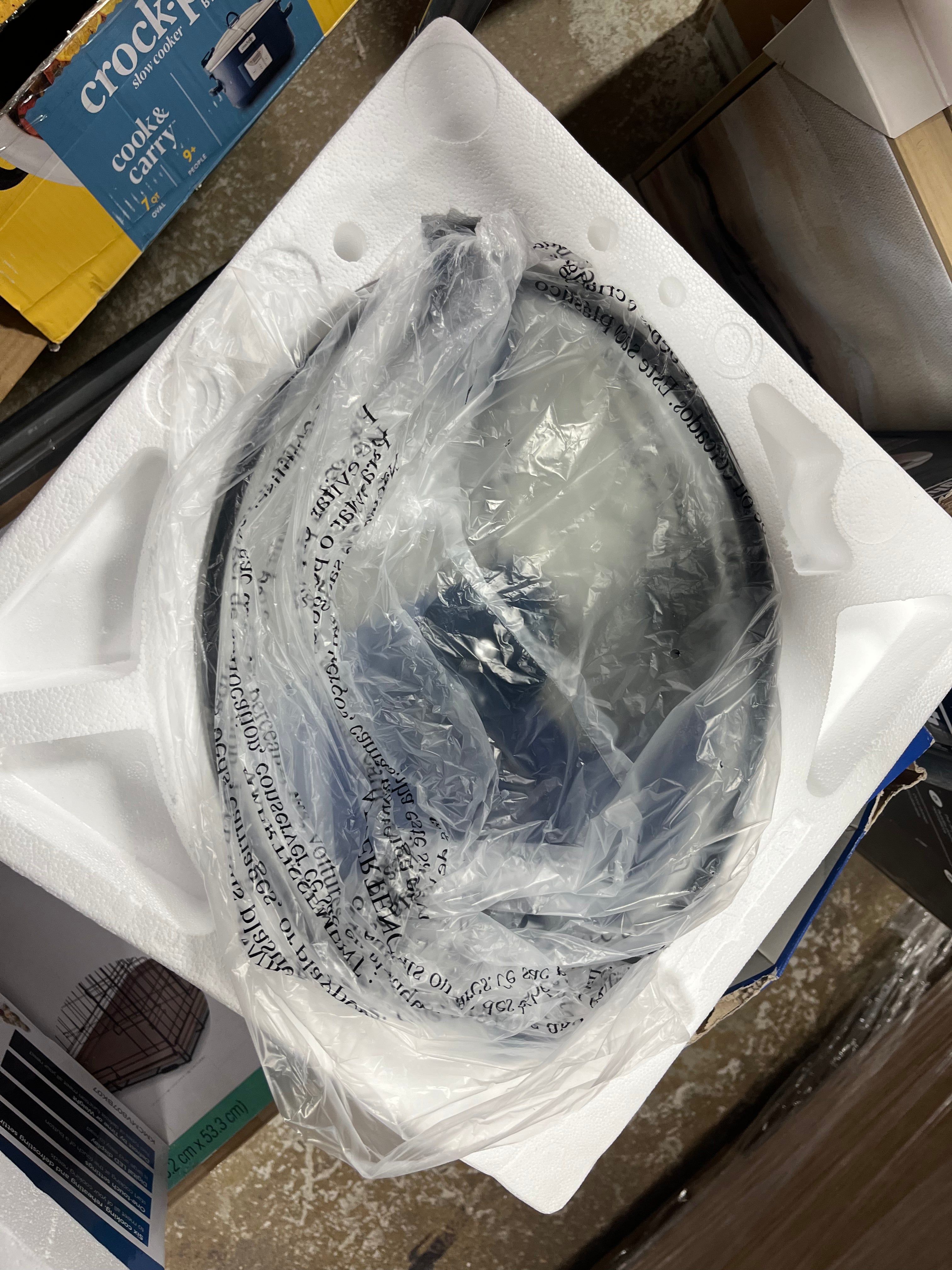 Cook & Carry One Touch Programmable Slow Cooker Poseidon Blue: Locking Lid, Dishwasher-Safe Parts