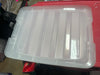 Storage Bin with Lid and Secure Latching Buckles